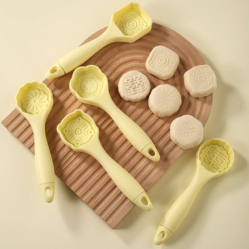 Mid-Autumn Mooncake Mold Press Chinese Mooncake Mold Pastry Stamp Yam Mung Bean Ice Skin Diy Baking Tool - Image 5